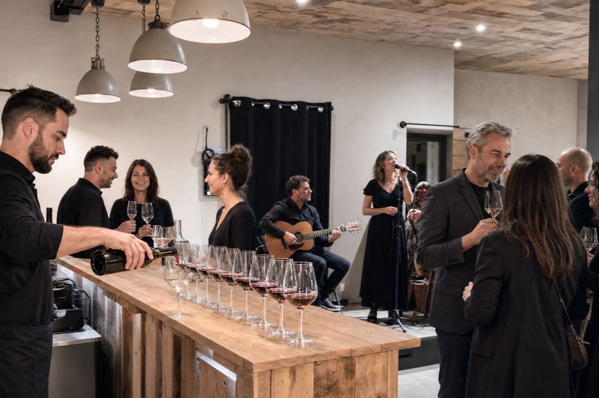 Soirée Music & Wine au bar du Music Factory Club